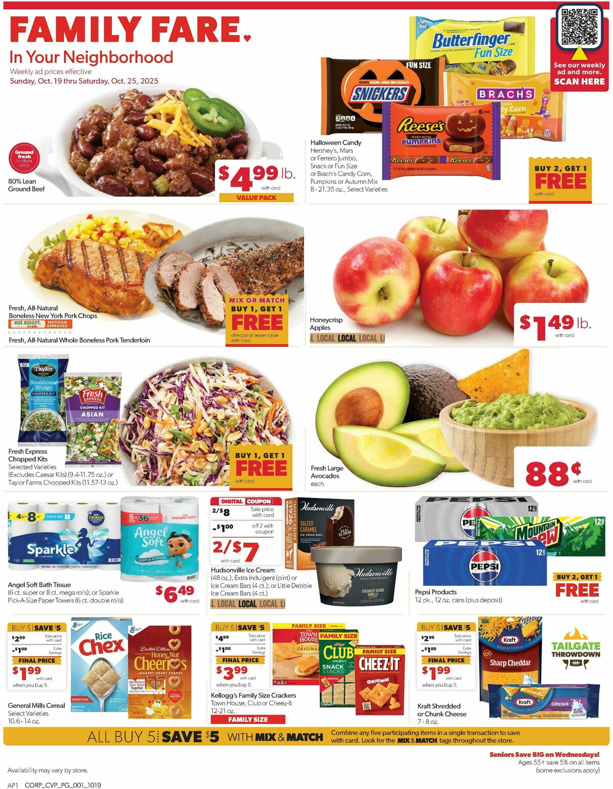 Family Fare Weekly Ad from October 19