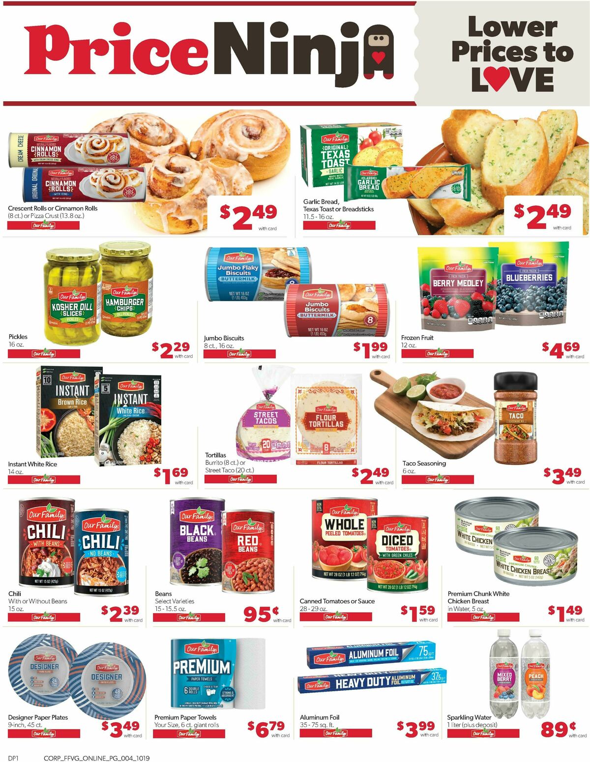 Family Fare Weekly Ad from October 19