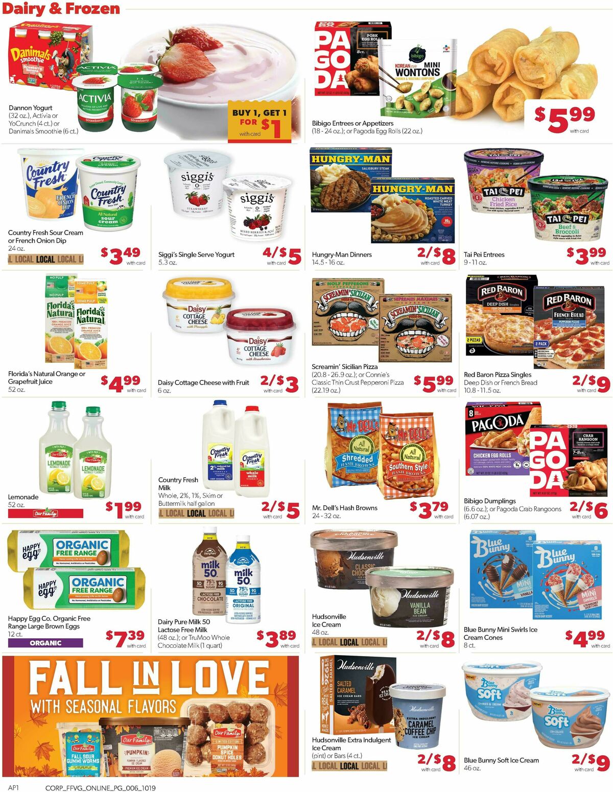 Family Fare Weekly Ad from October 19