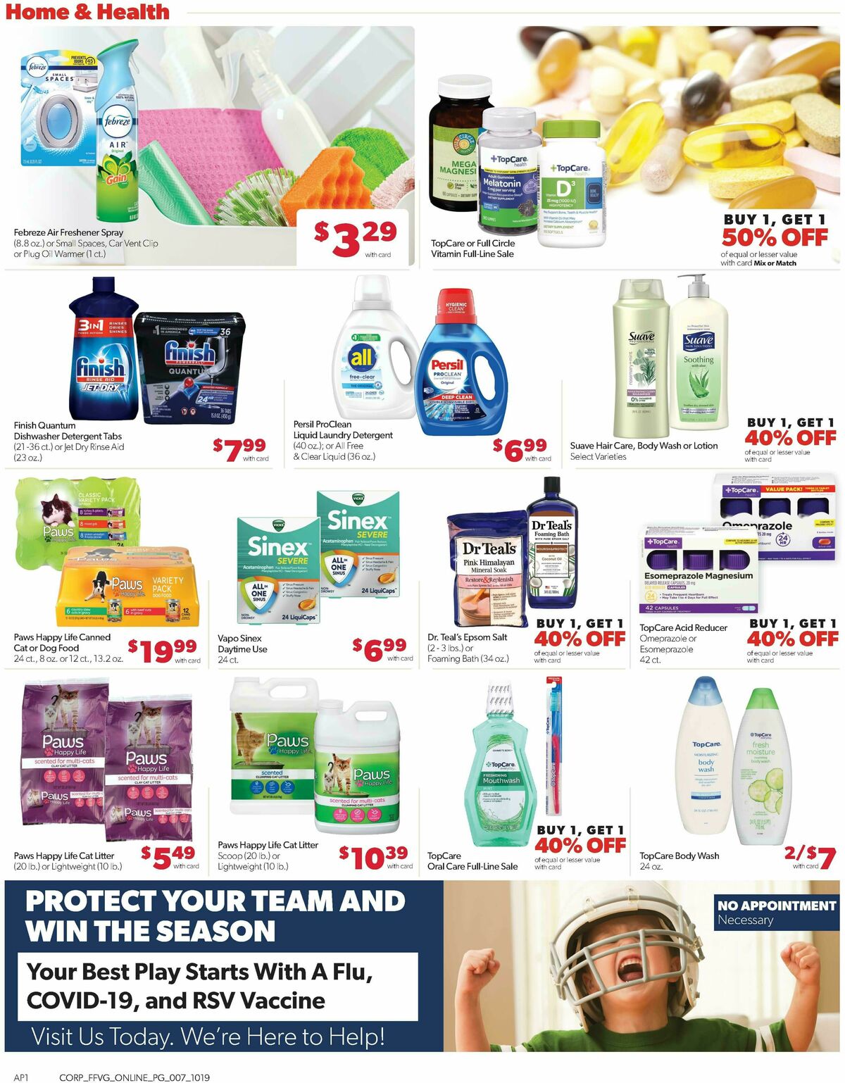 Family Fare Weekly Ad from October 19