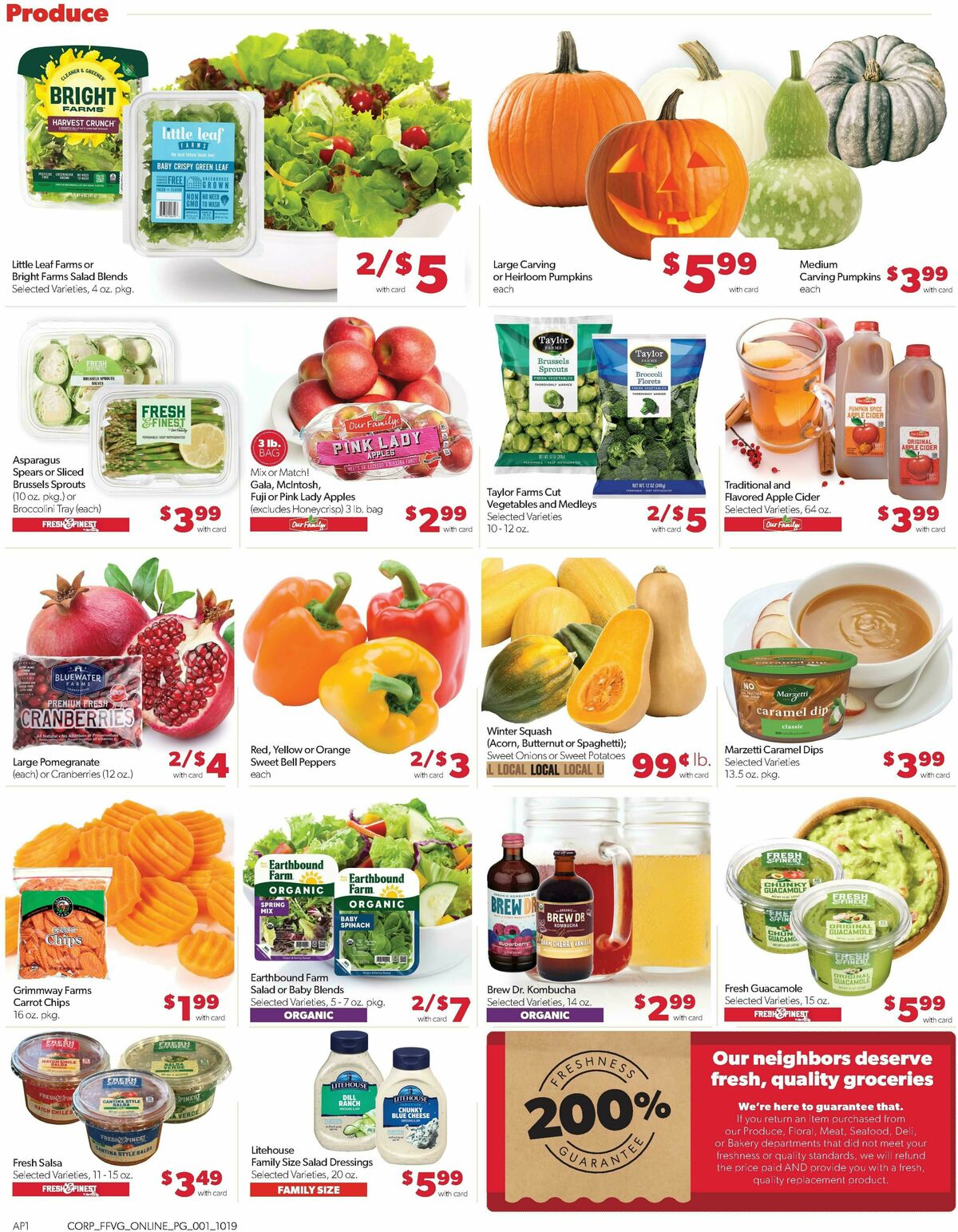 Family Fare Weekly Ad from October 19