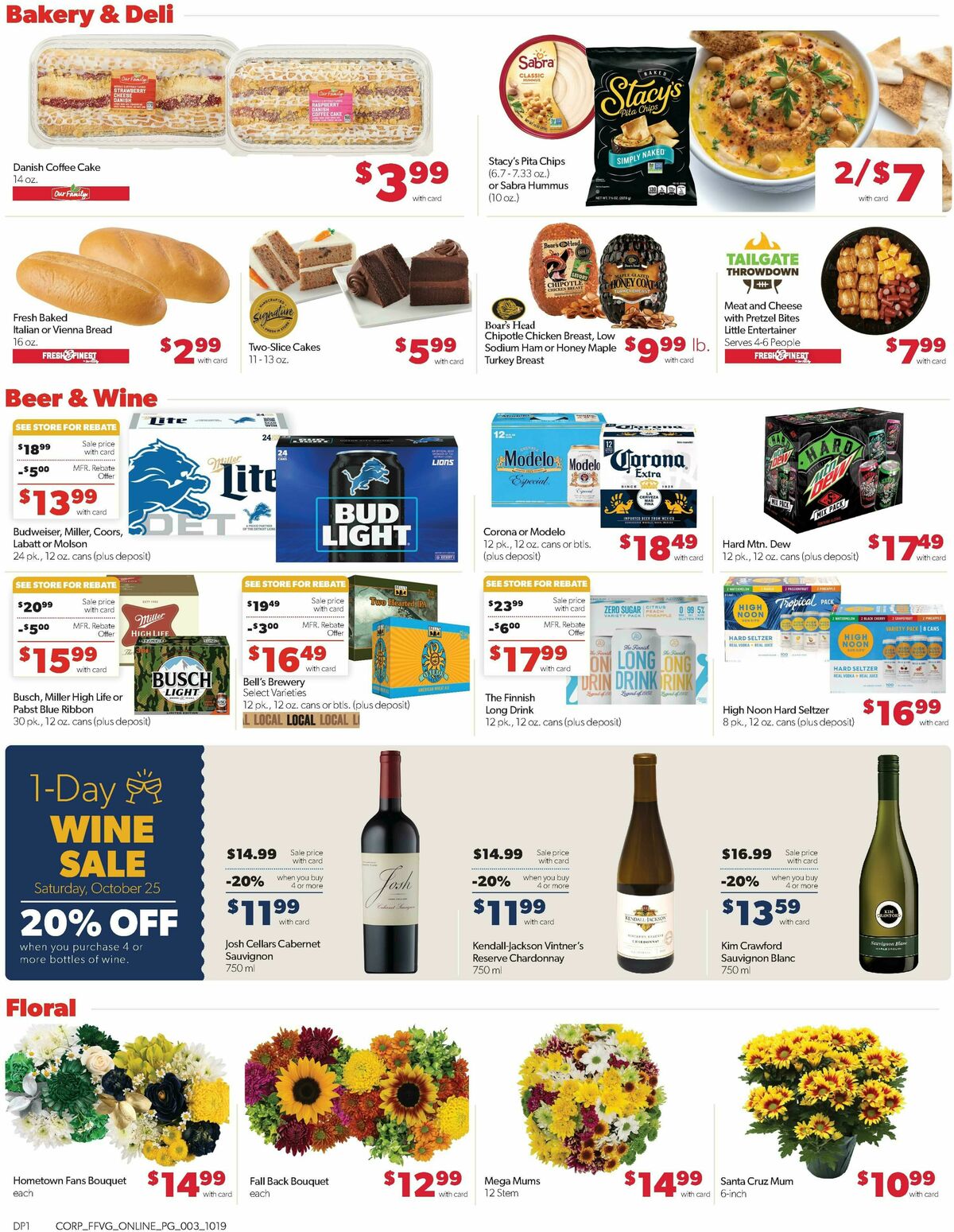 Family Fare Weekly Ad from October 19