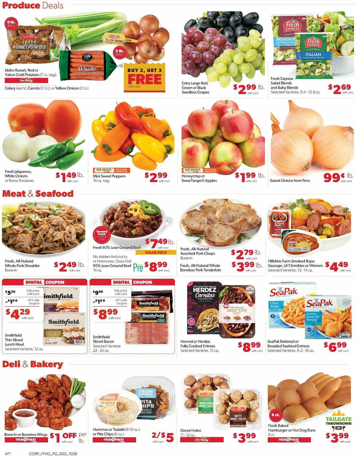 Family Fare Weekly Ad from October 26