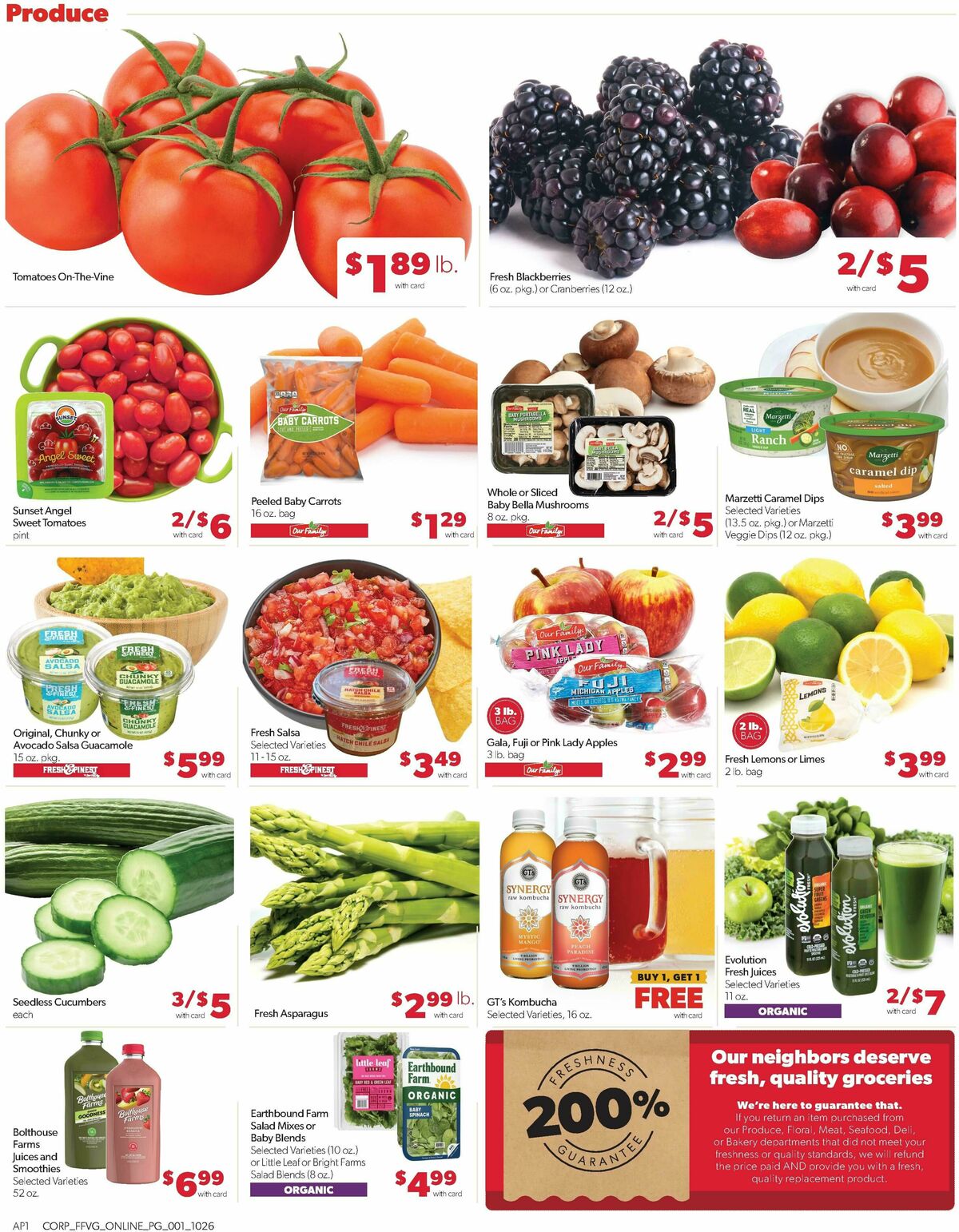 Family Fare Weekly Ad from October 26