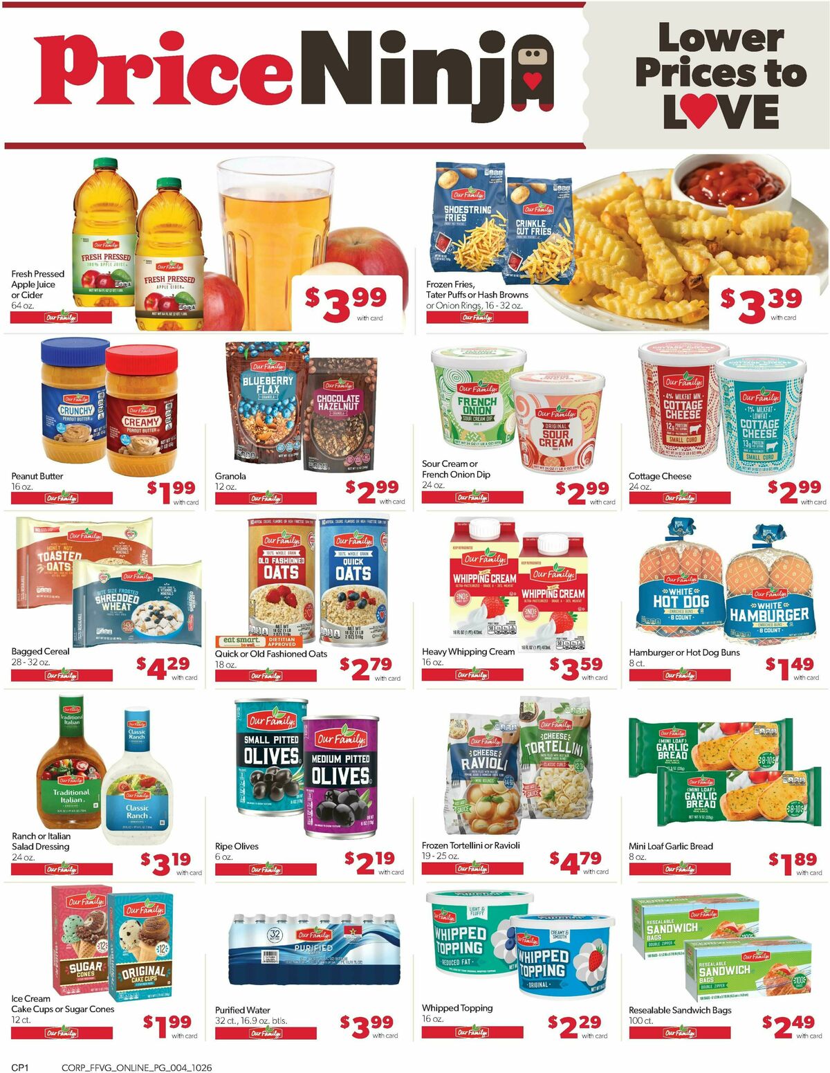 Family Fare Weekly Ad from October 26