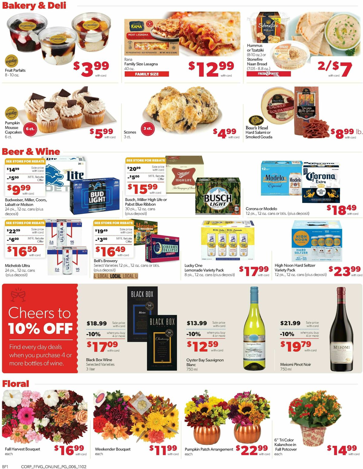 Family Fare Weekly Ad from November 2