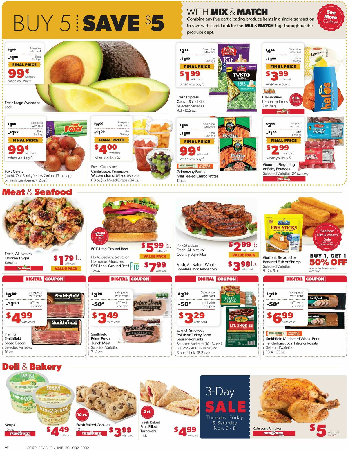 Family Fare Weekly Ad from November 2