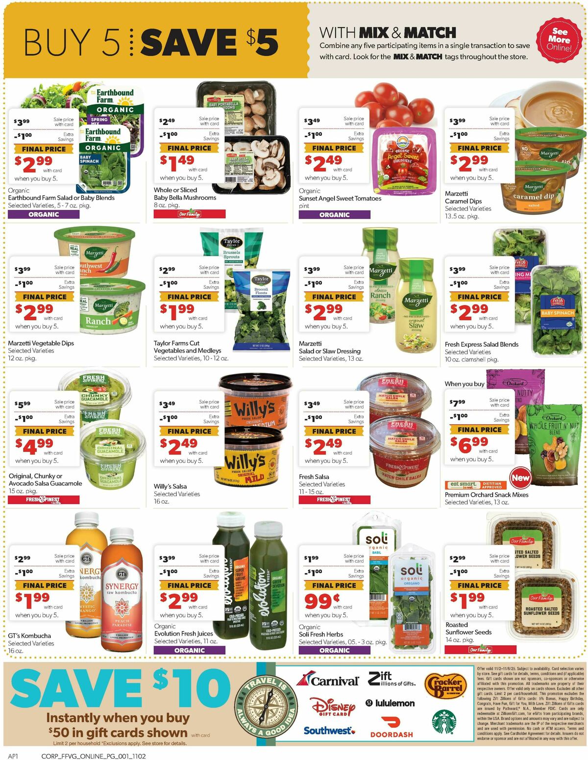 Family Fare Weekly Ad from November 2