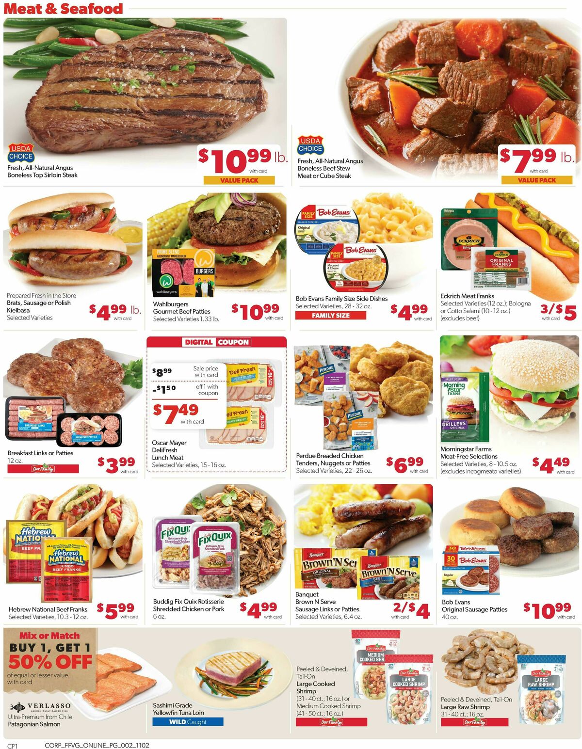 Family Fare Weekly Ad from November 2