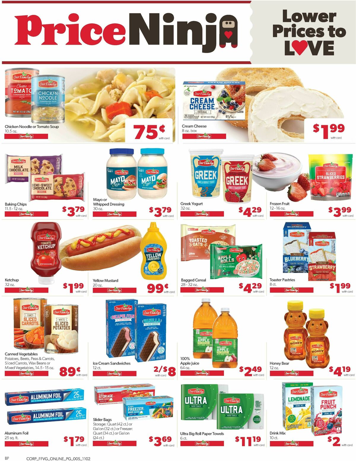 Family Fare Weekly Ad from November 2