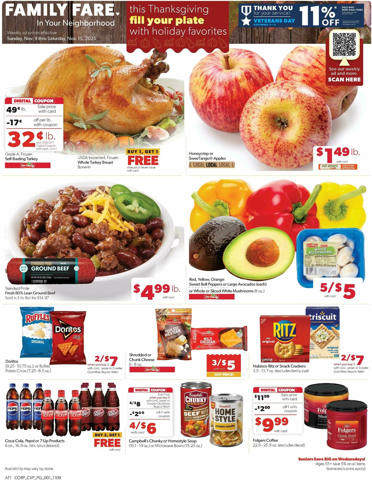 Family Fare Weekly Ad from November 9
