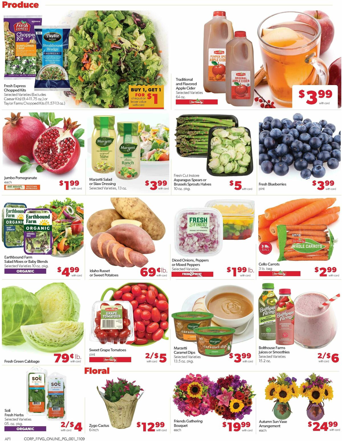 Family Fare Weekly Ad from November 9