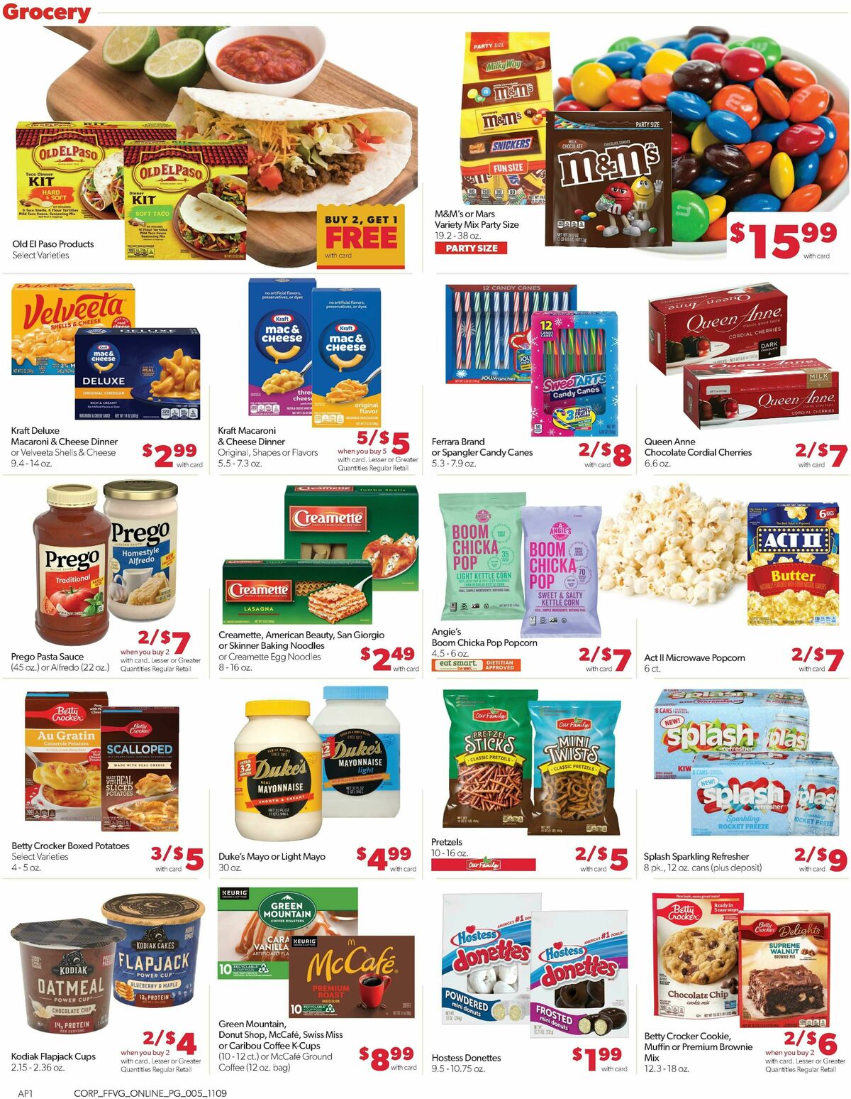 Family Fare Weekly Ad from November 9