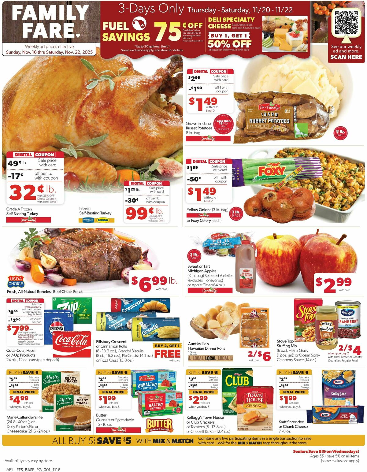 Family Fare Weekly Ad from November 16