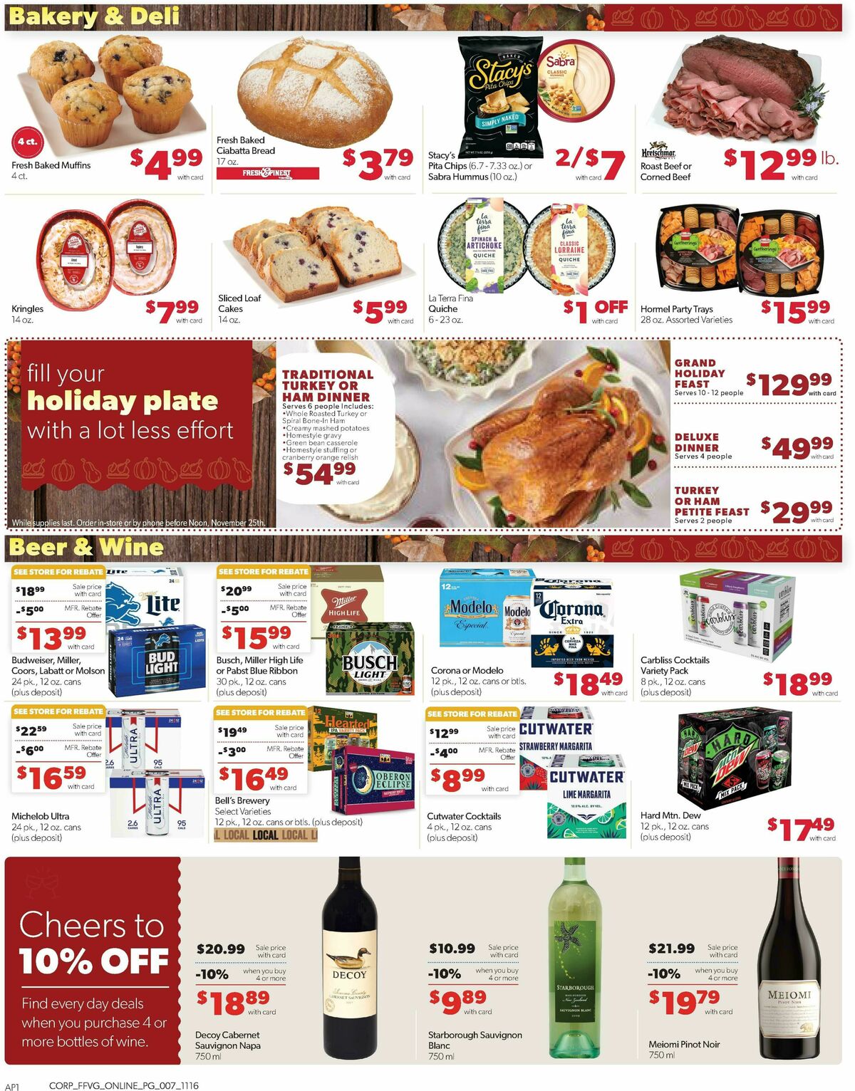 Family Fare Weekly Ad from November 16