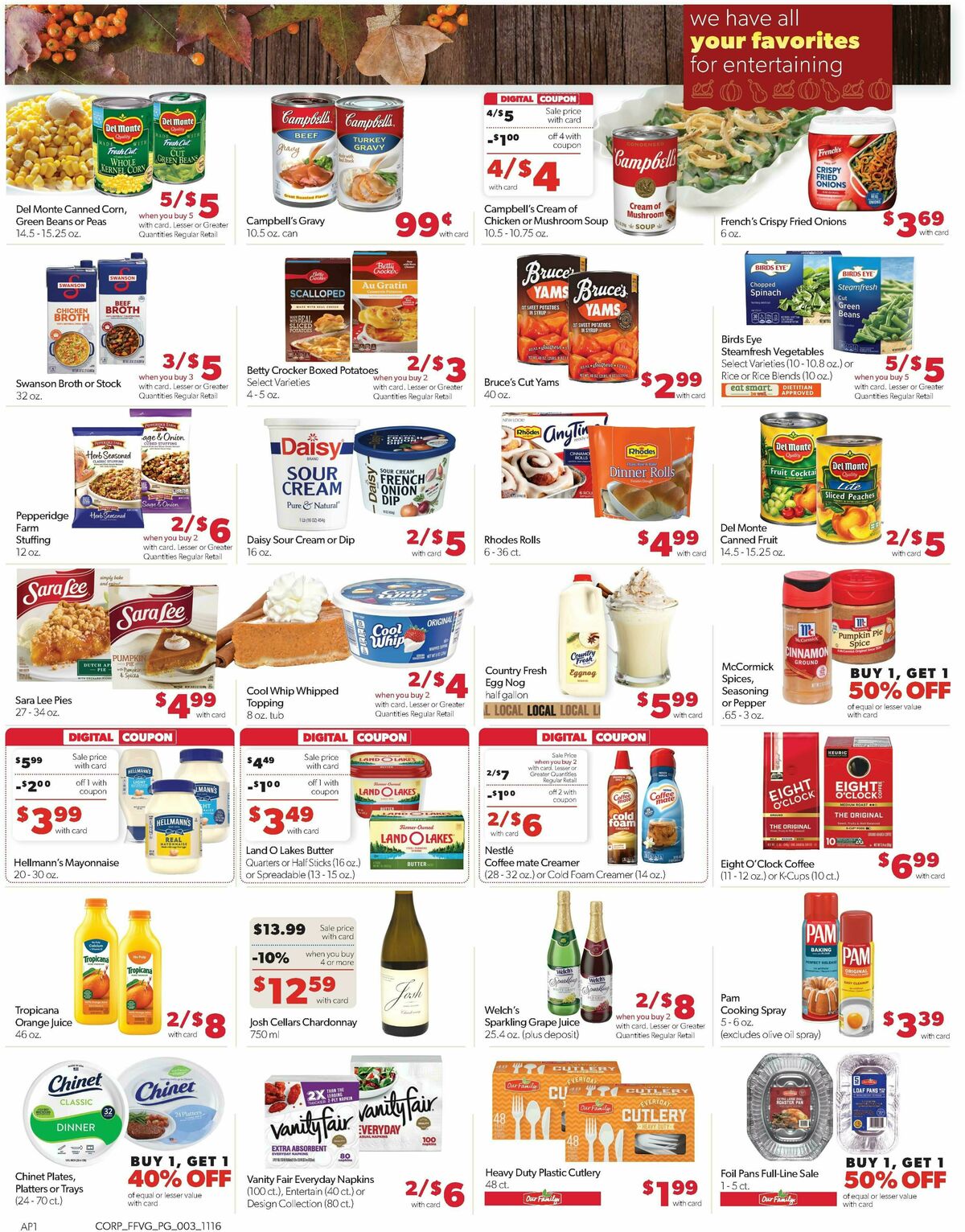 Family Fare Weekly Ad from November 16