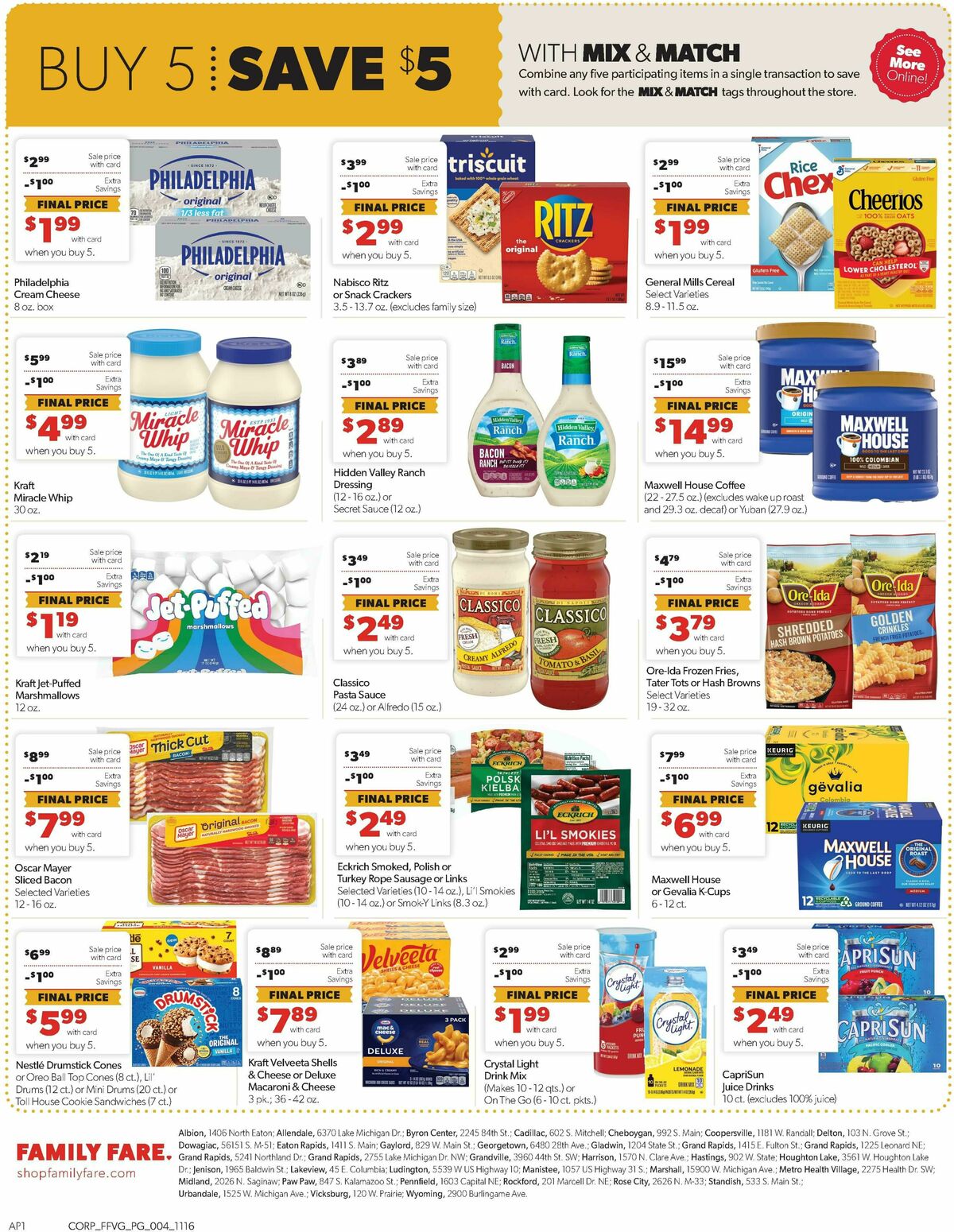 Family Fare Weekly Ad from November 16