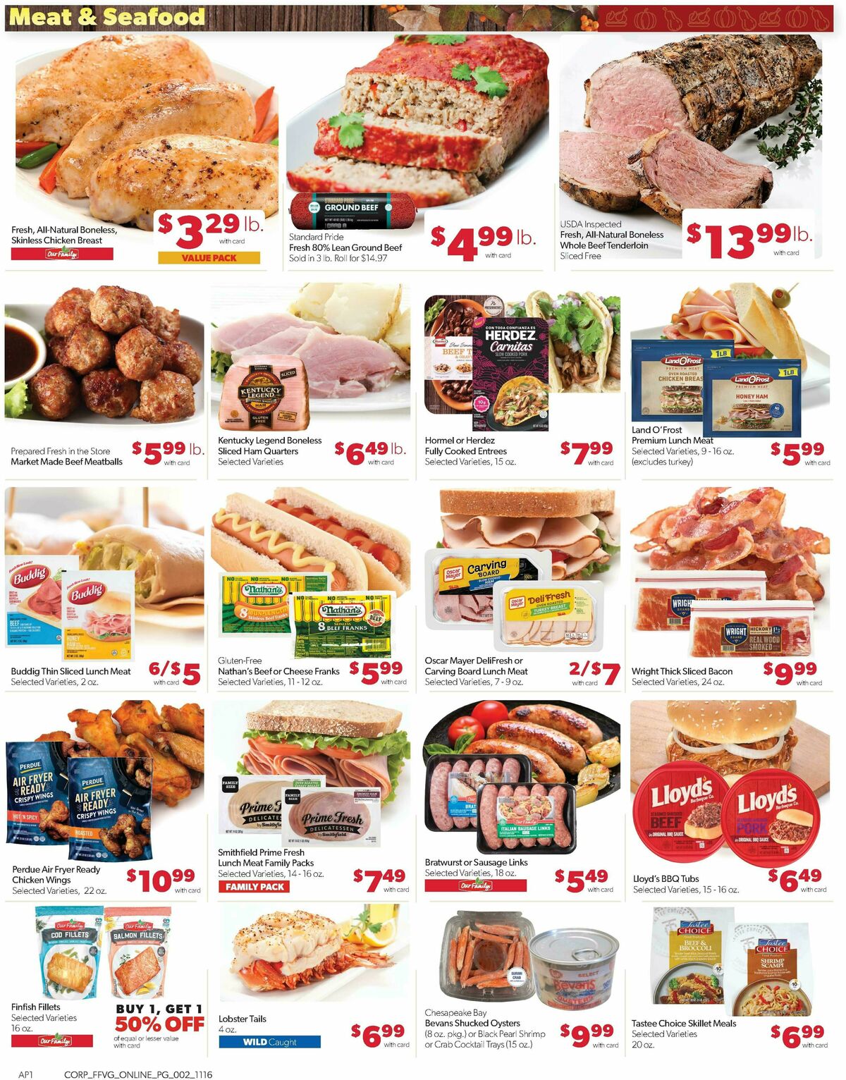 Family Fare Weekly Ad from November 16