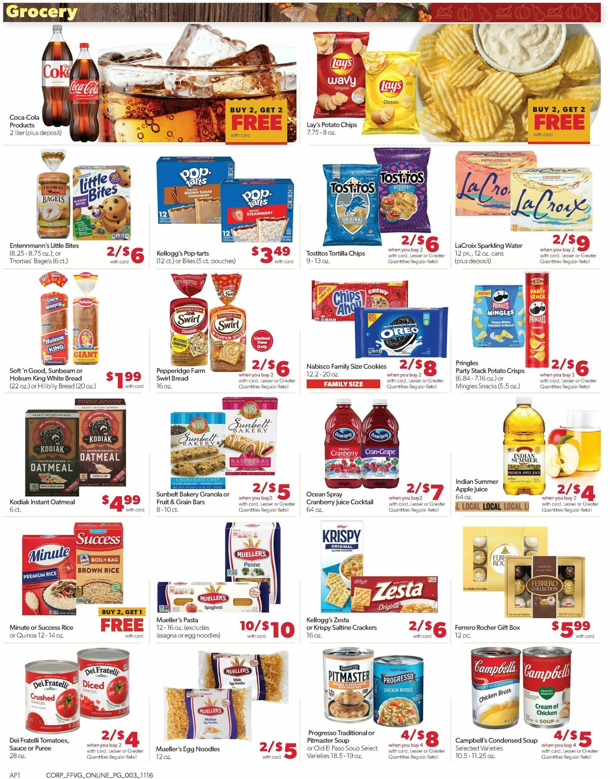 Family Fare Weekly Ad from November 16