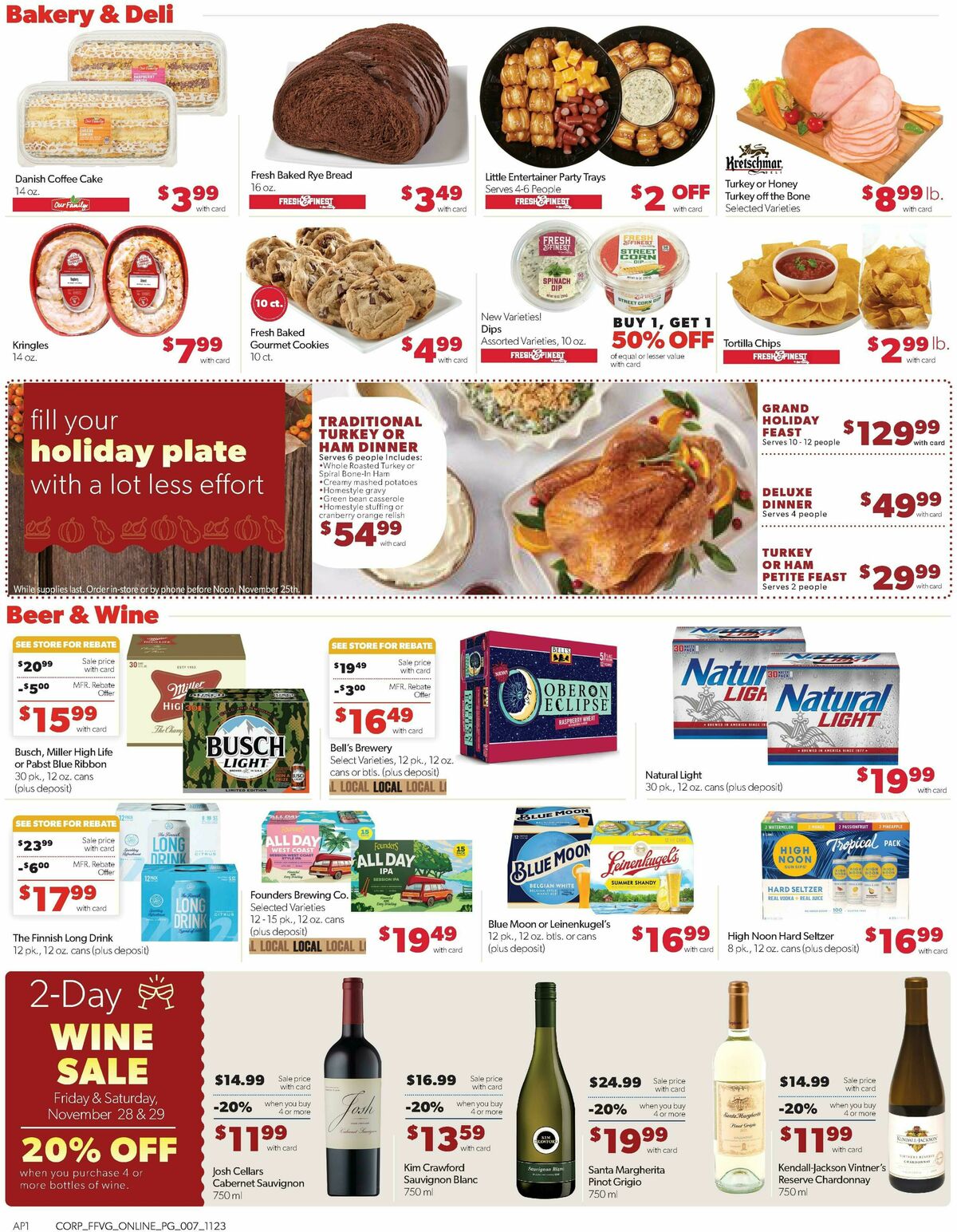 Family Fare Weekly Ad from November 23