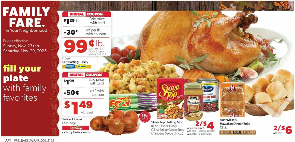 Family Fare Weekly Ad from November 23