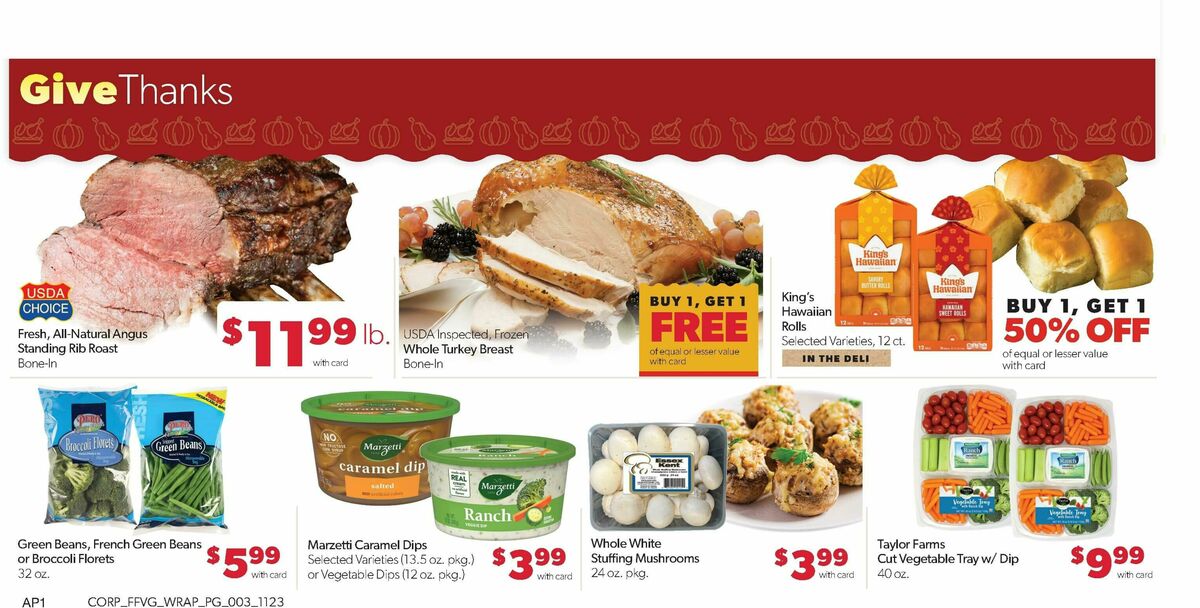 Family Fare Weekly Ad from November 23