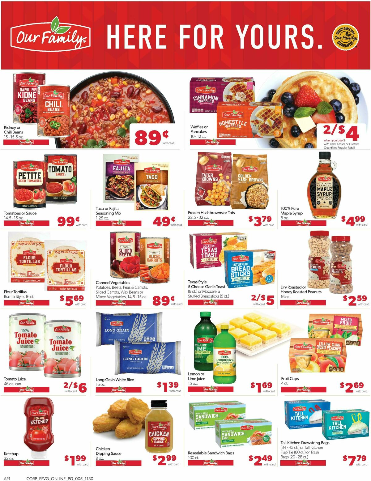 Family Fare Weekly Ad from November 30