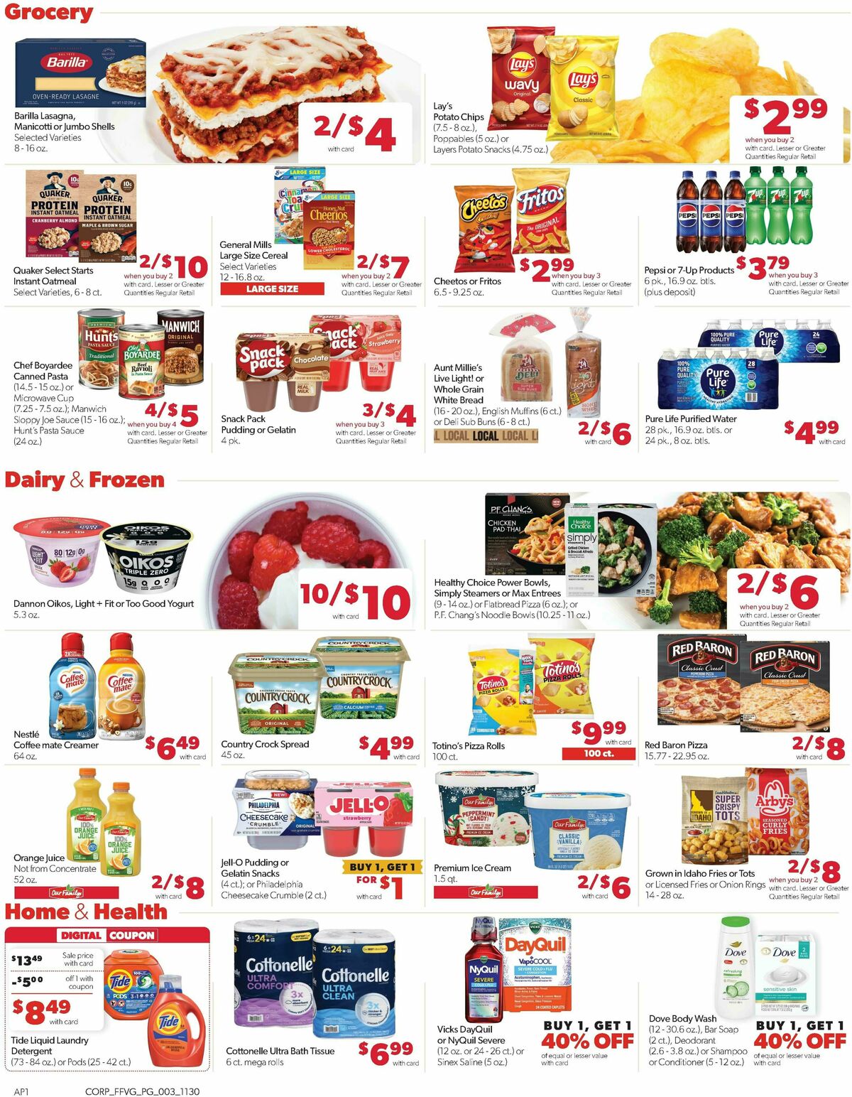 Family Fare Weekly Ad from November 30