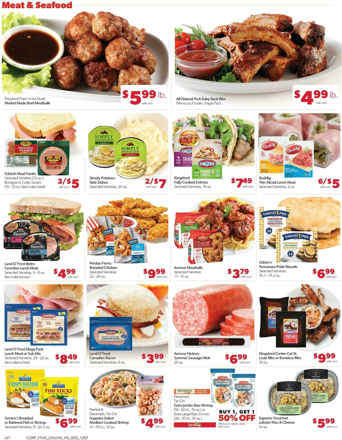 Family Fare Weekly Ad from December 7
