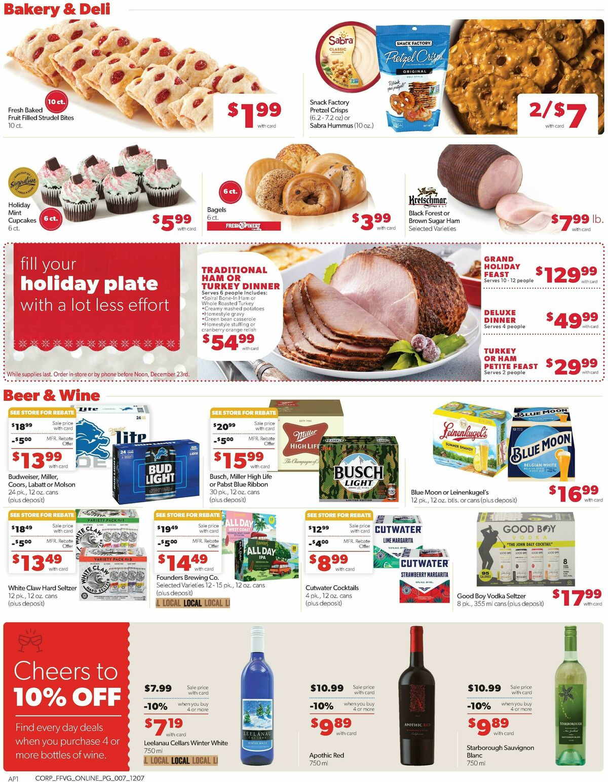 Family Fare Weekly Ad from December 7
