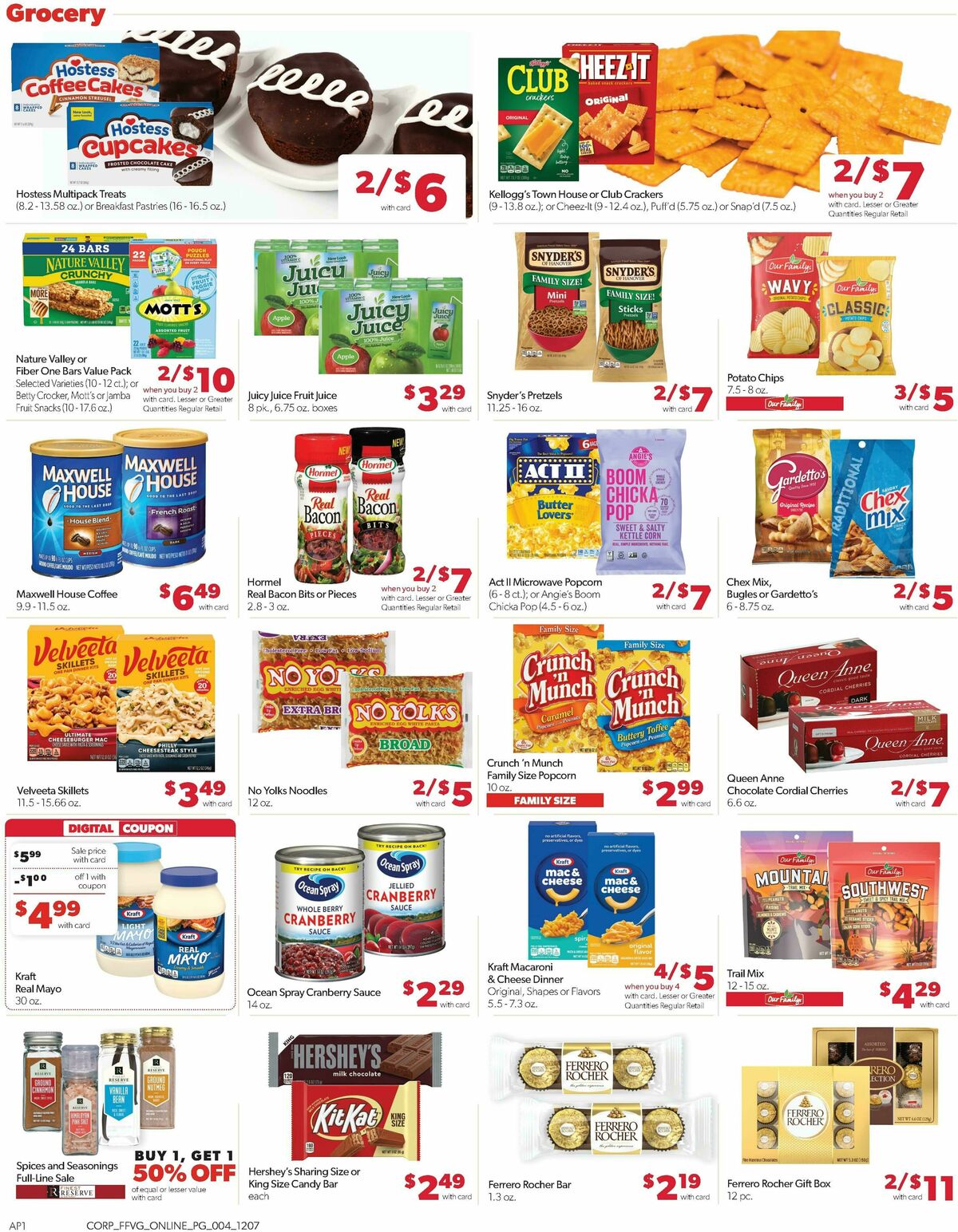 Family Fare Weekly Ad from December 7
