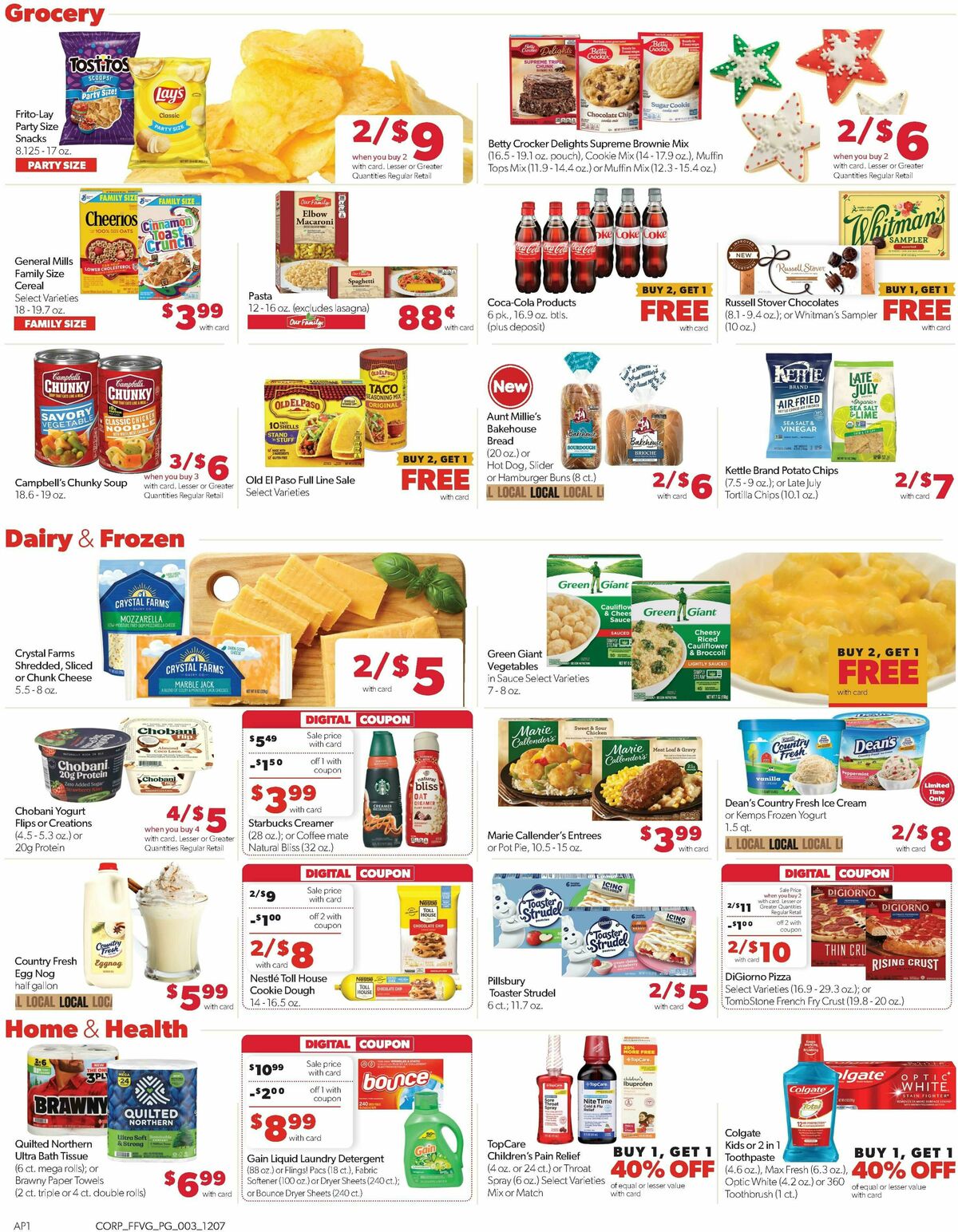 Family Fare Weekly Ad from December 7