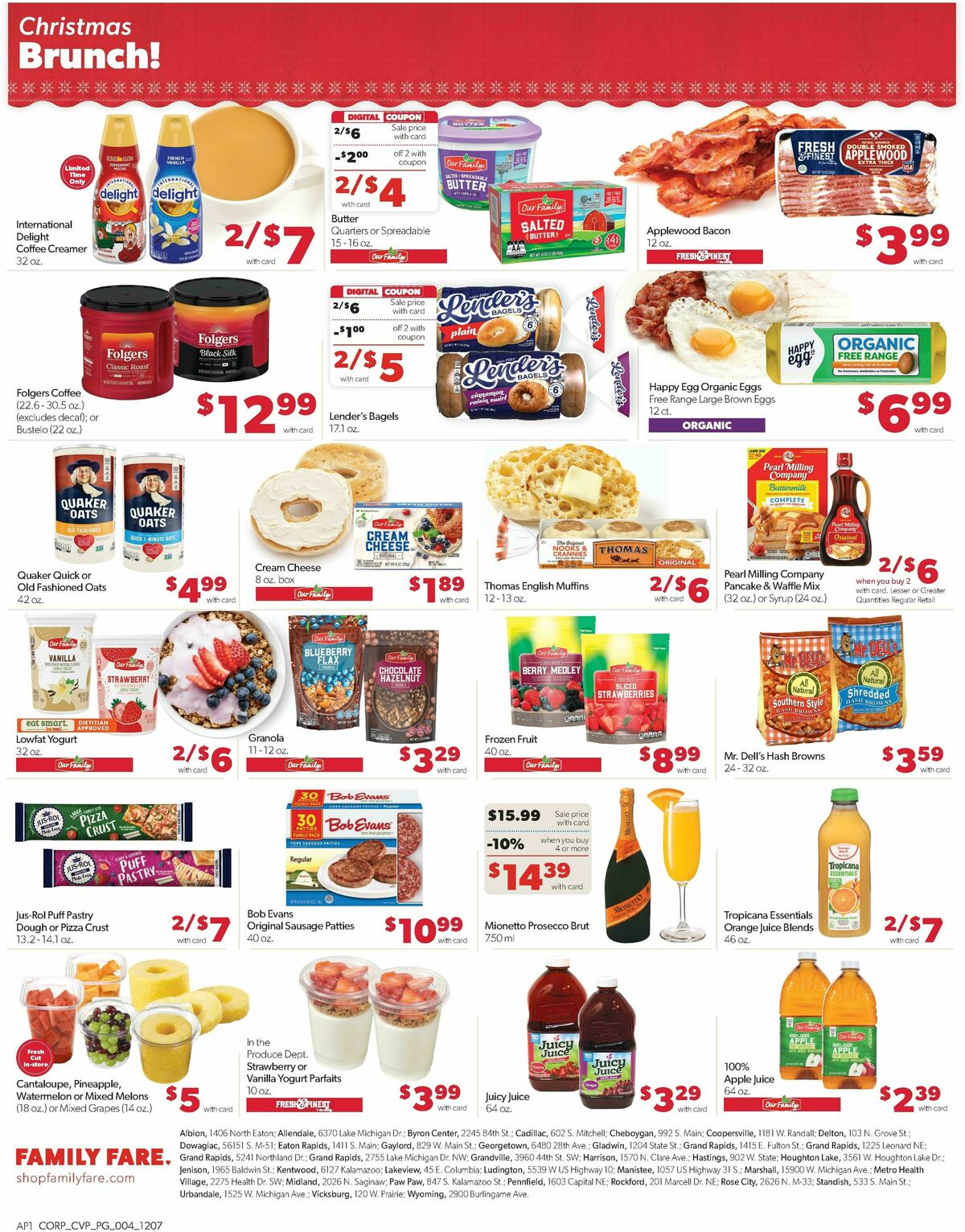 Family Fare Weekly Ad from December 7