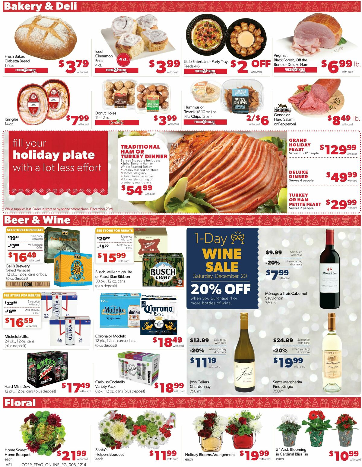 Family Fare Weekly Ad from December 14