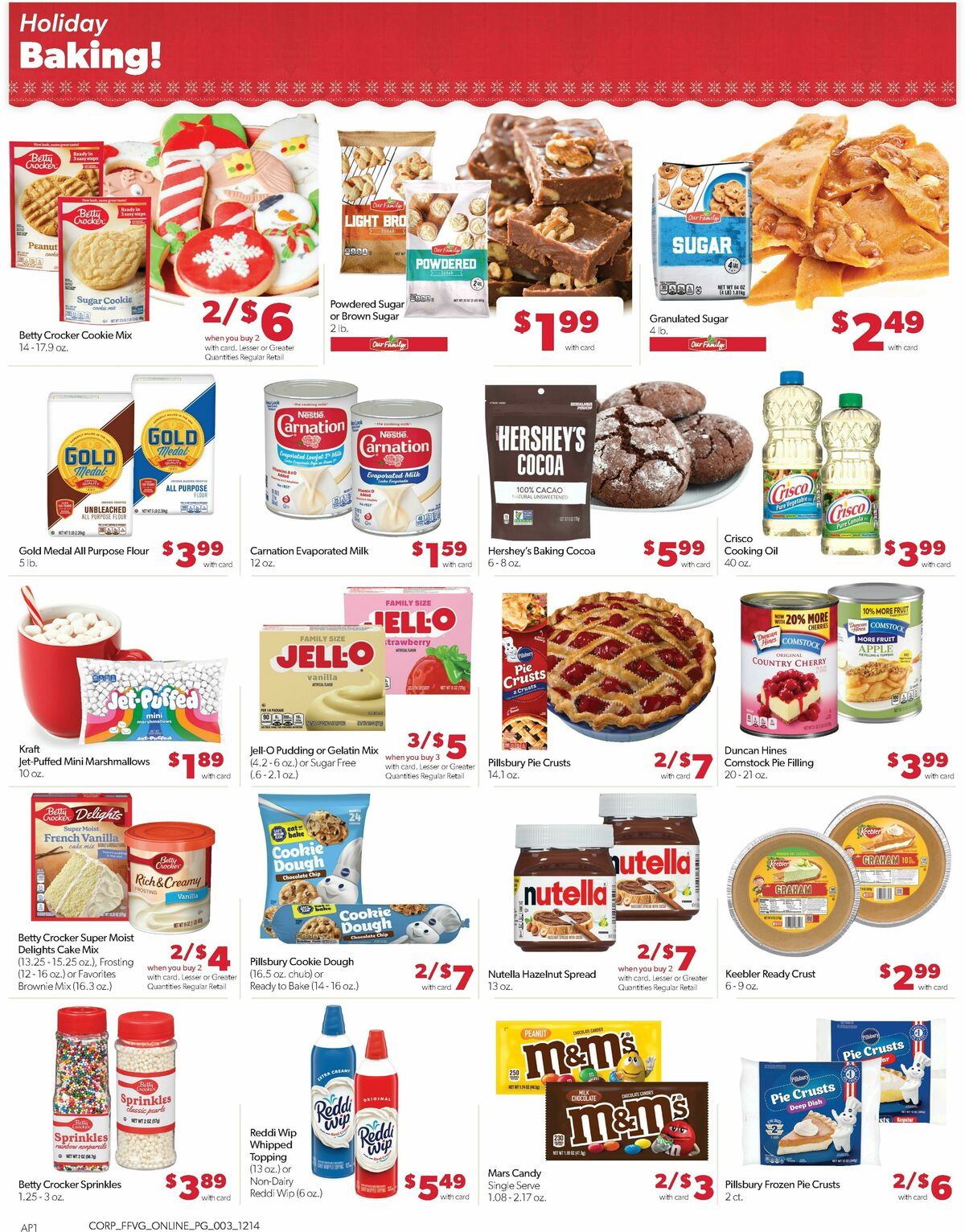 Family Fare Weekly Ad from December 14