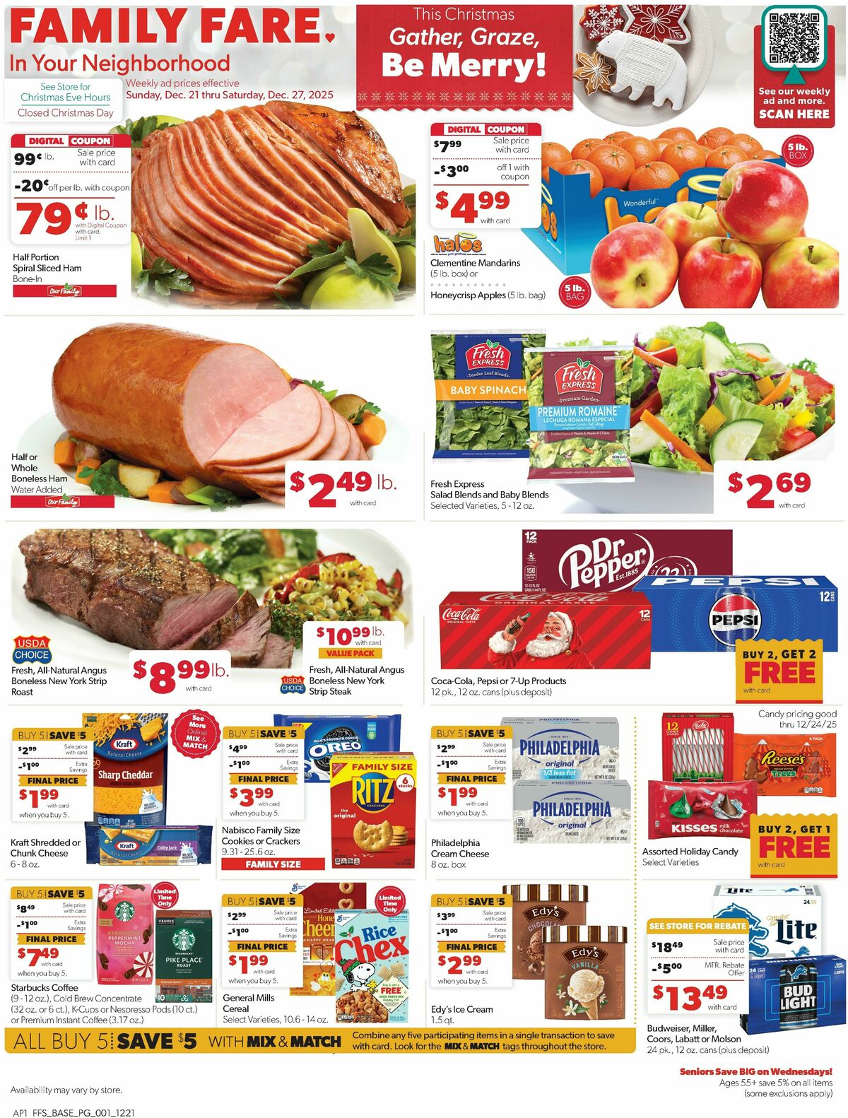 Family Fare Weekly Ad from December 21