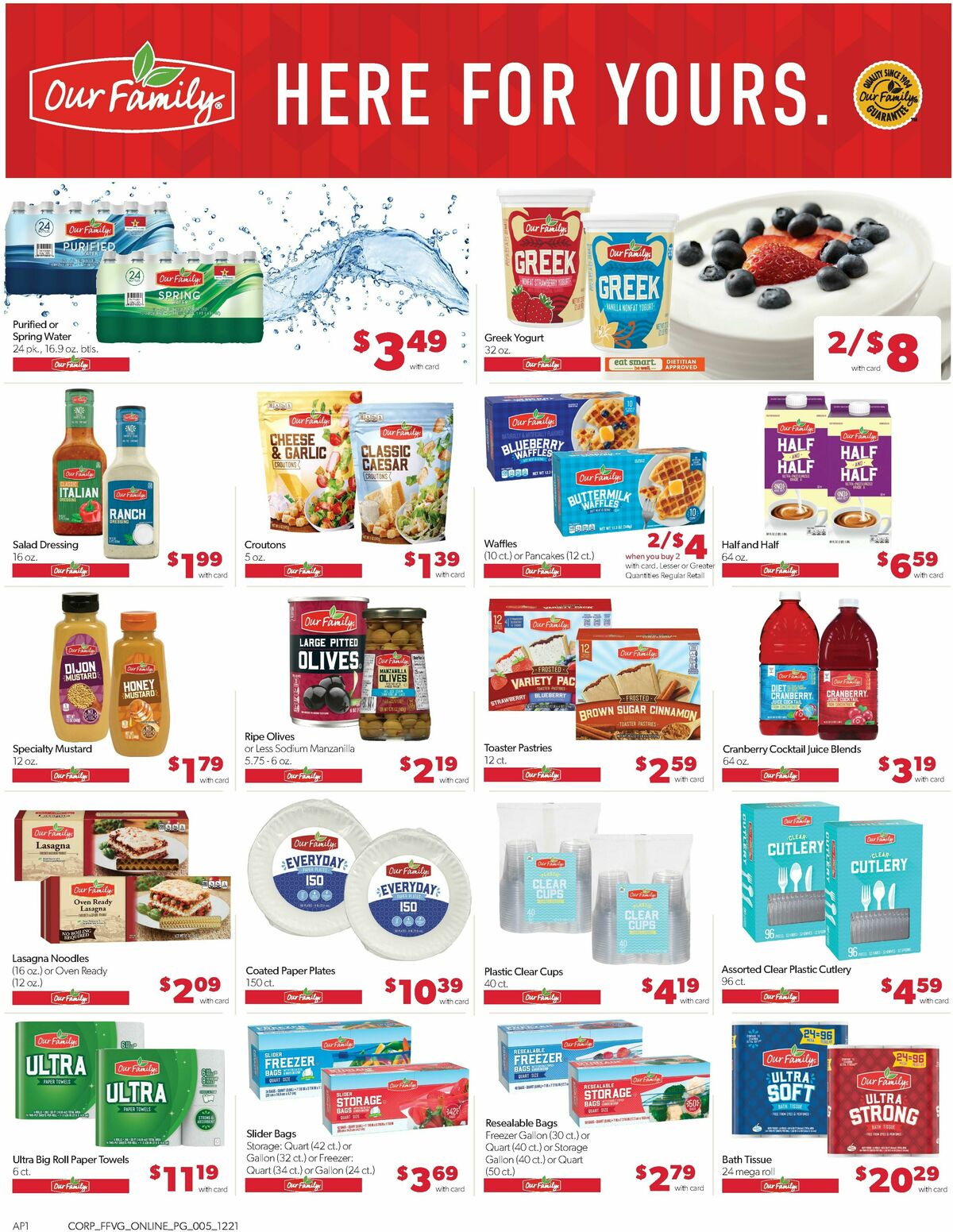 Family Fare Weekly Ad from December 21