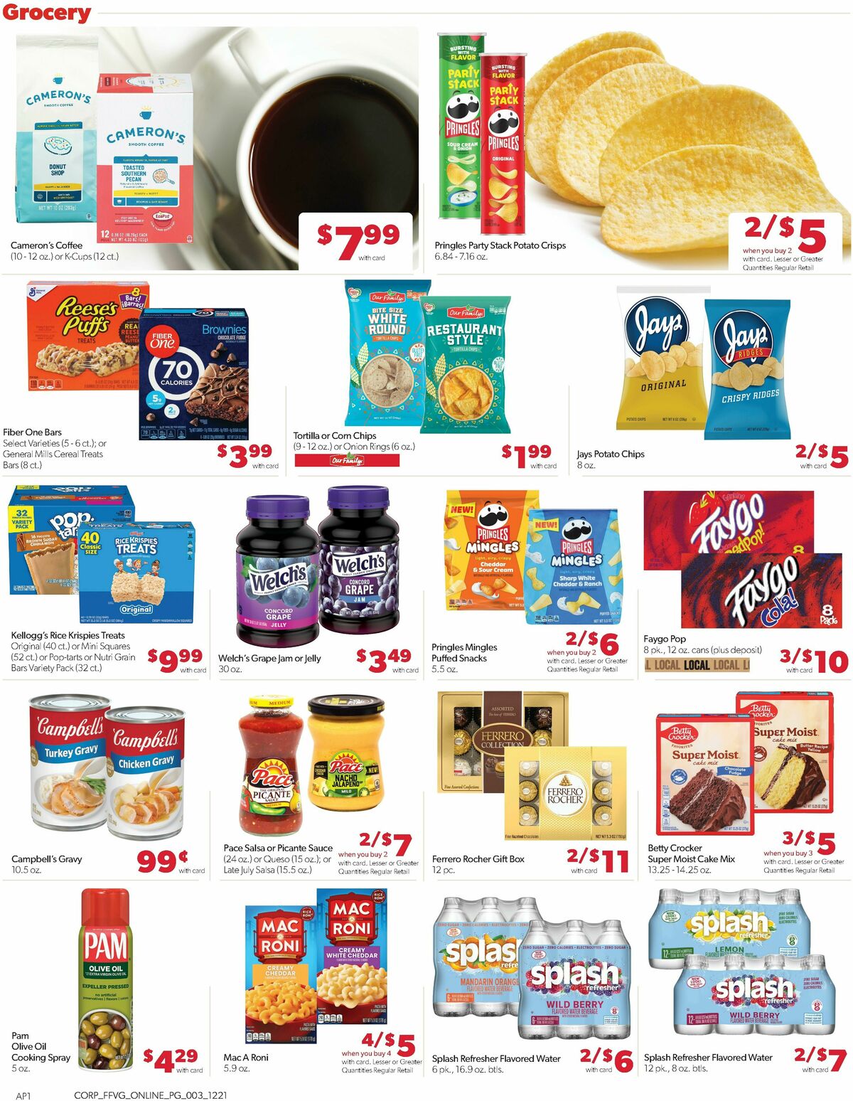 Family Fare Weekly Ad from December 21