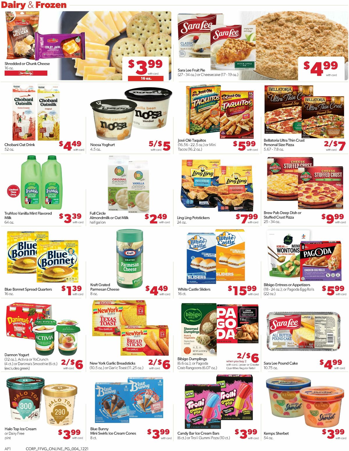 Family Fare Weekly Ad from December 21