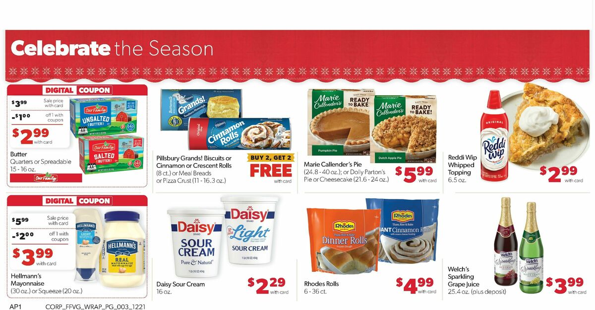 Family Fare Weekly Ad from December 21
