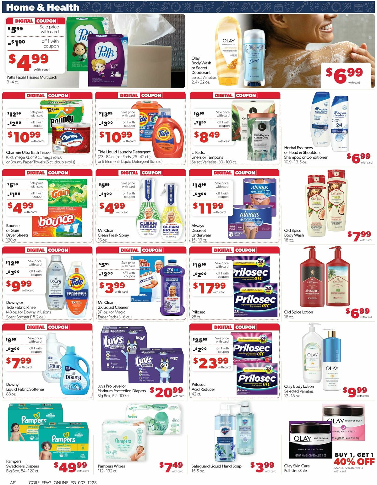 Family Fare Weekly Ad from December 28