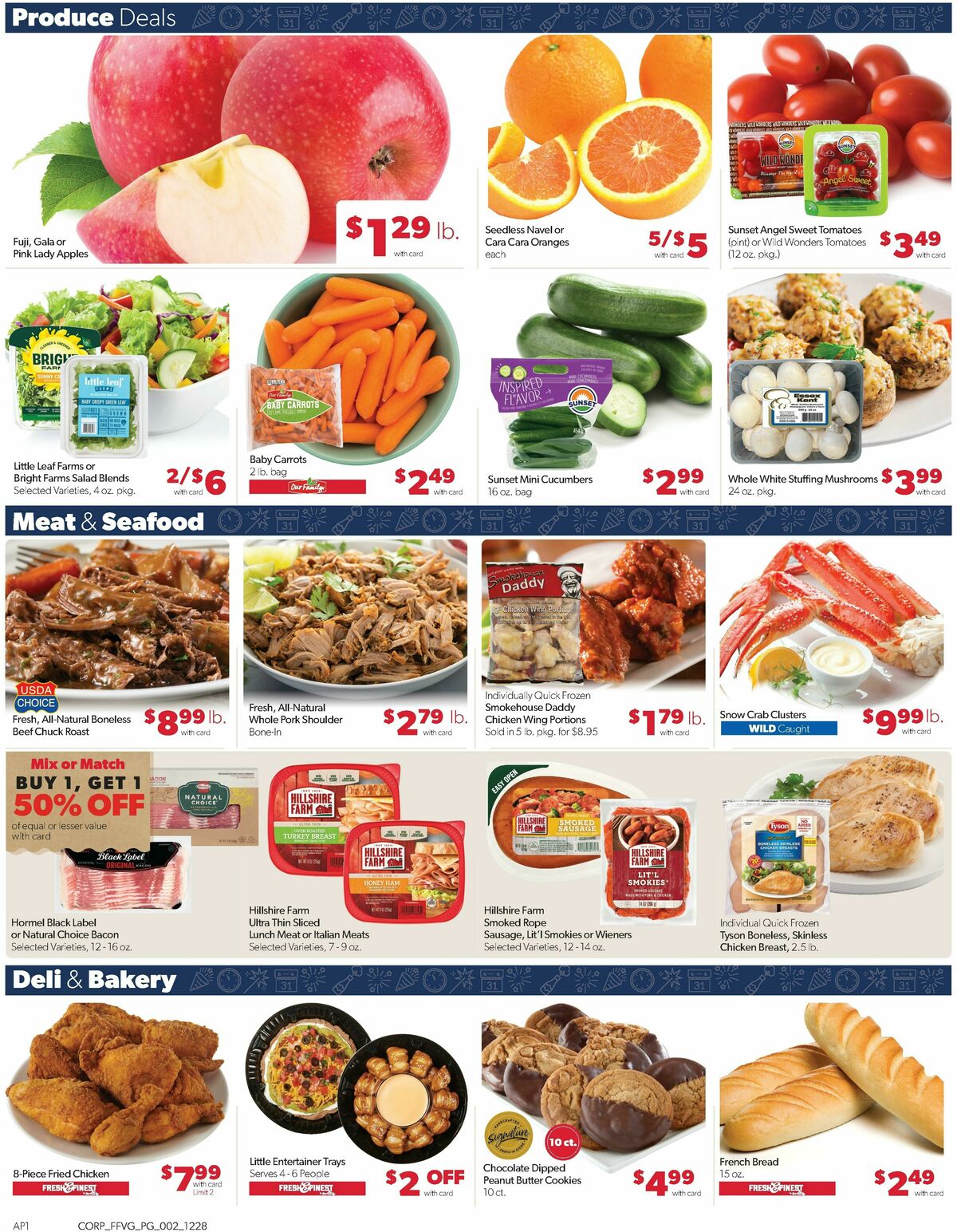Family Fare Weekly Ad from December 28