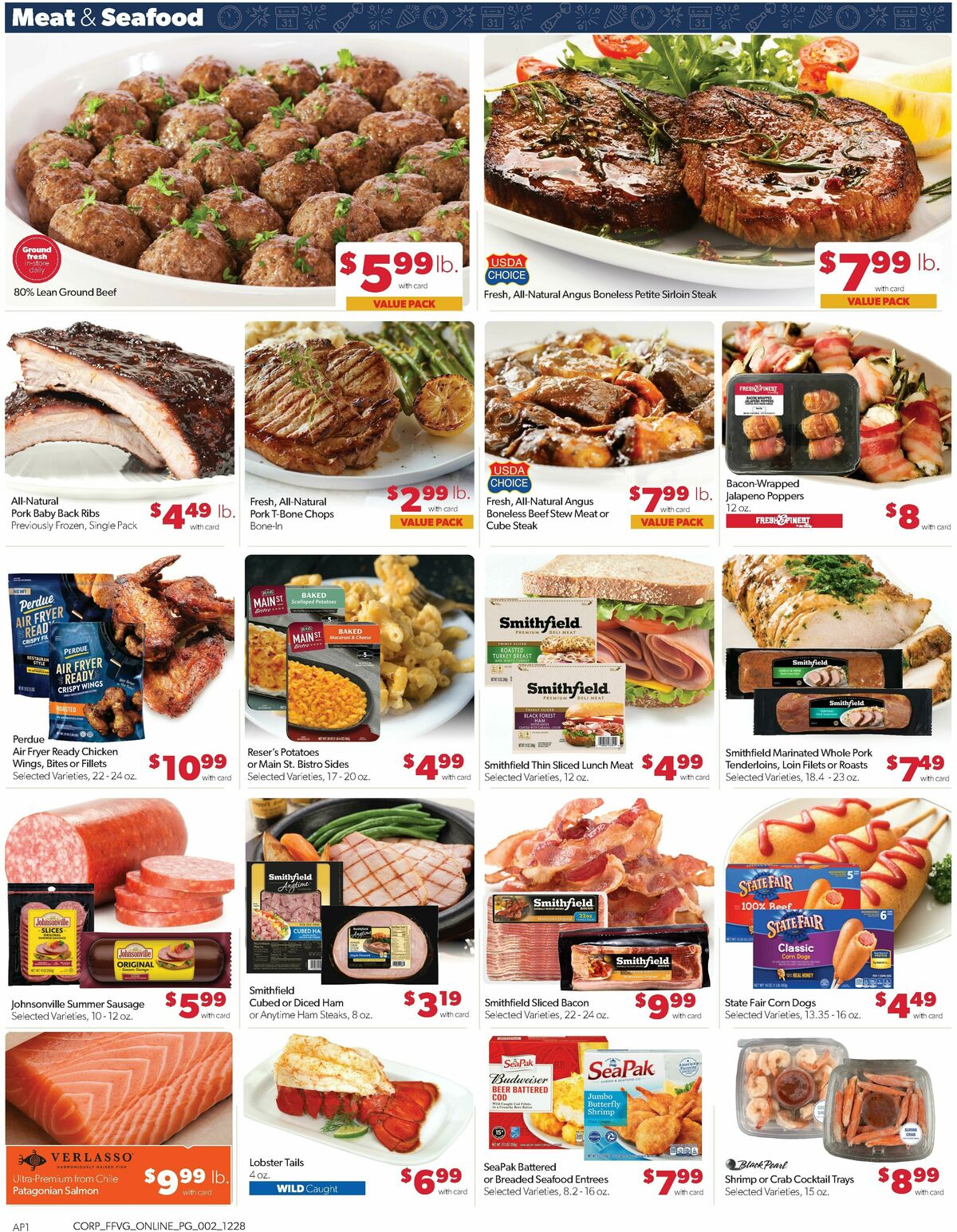 Family Fare Weekly Ad from December 28