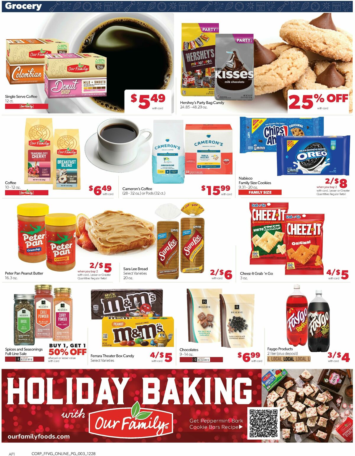 Family Fare Weekly Ad from December 28