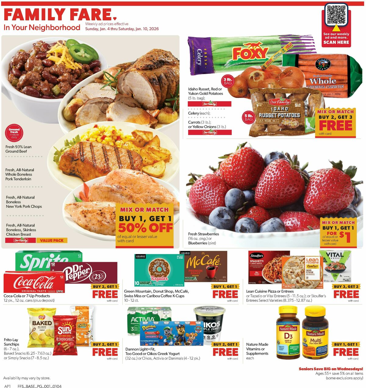 Family Fare Weekly Ad from January 4
