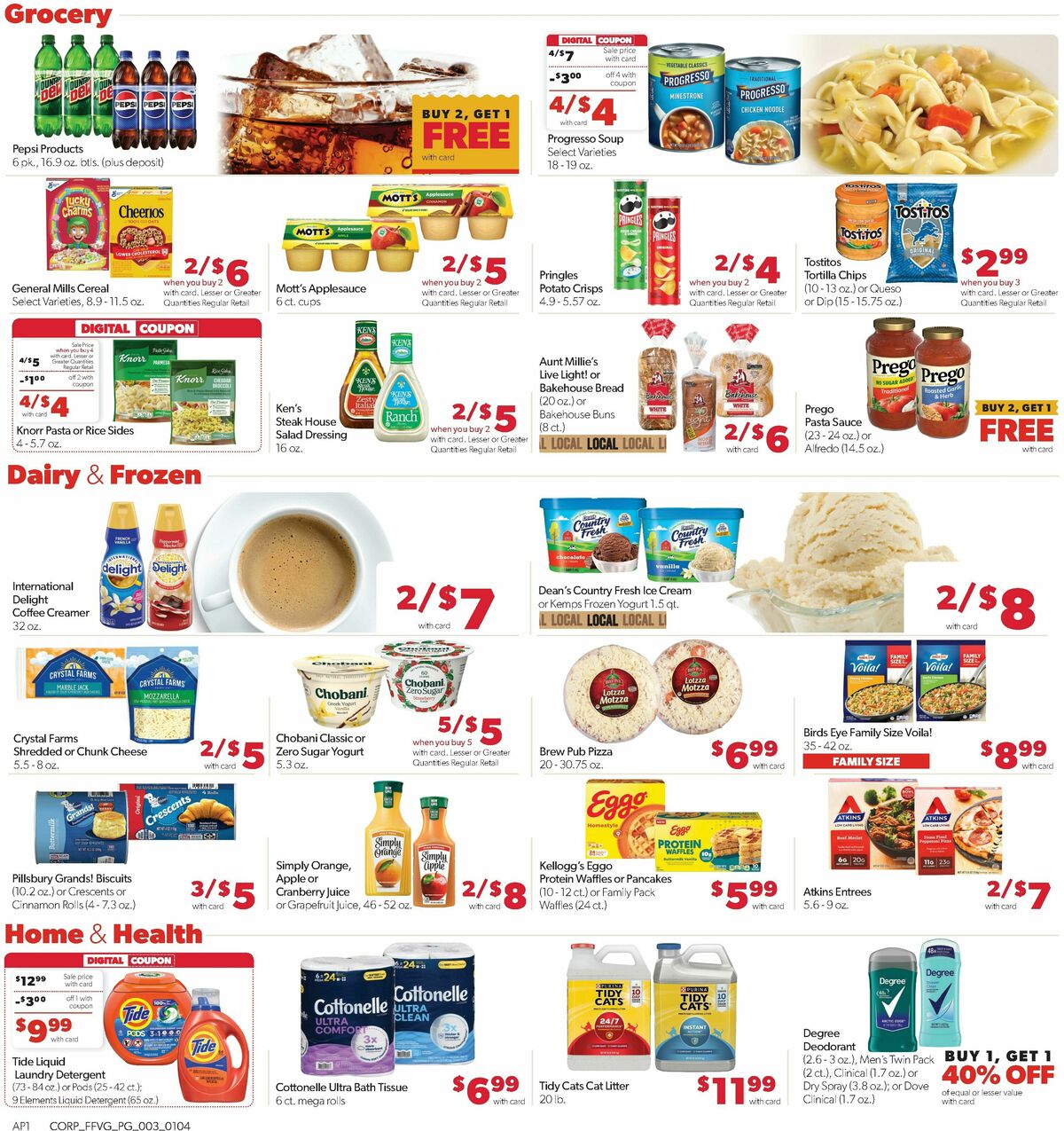 Family Fare Weekly Ad from January 4