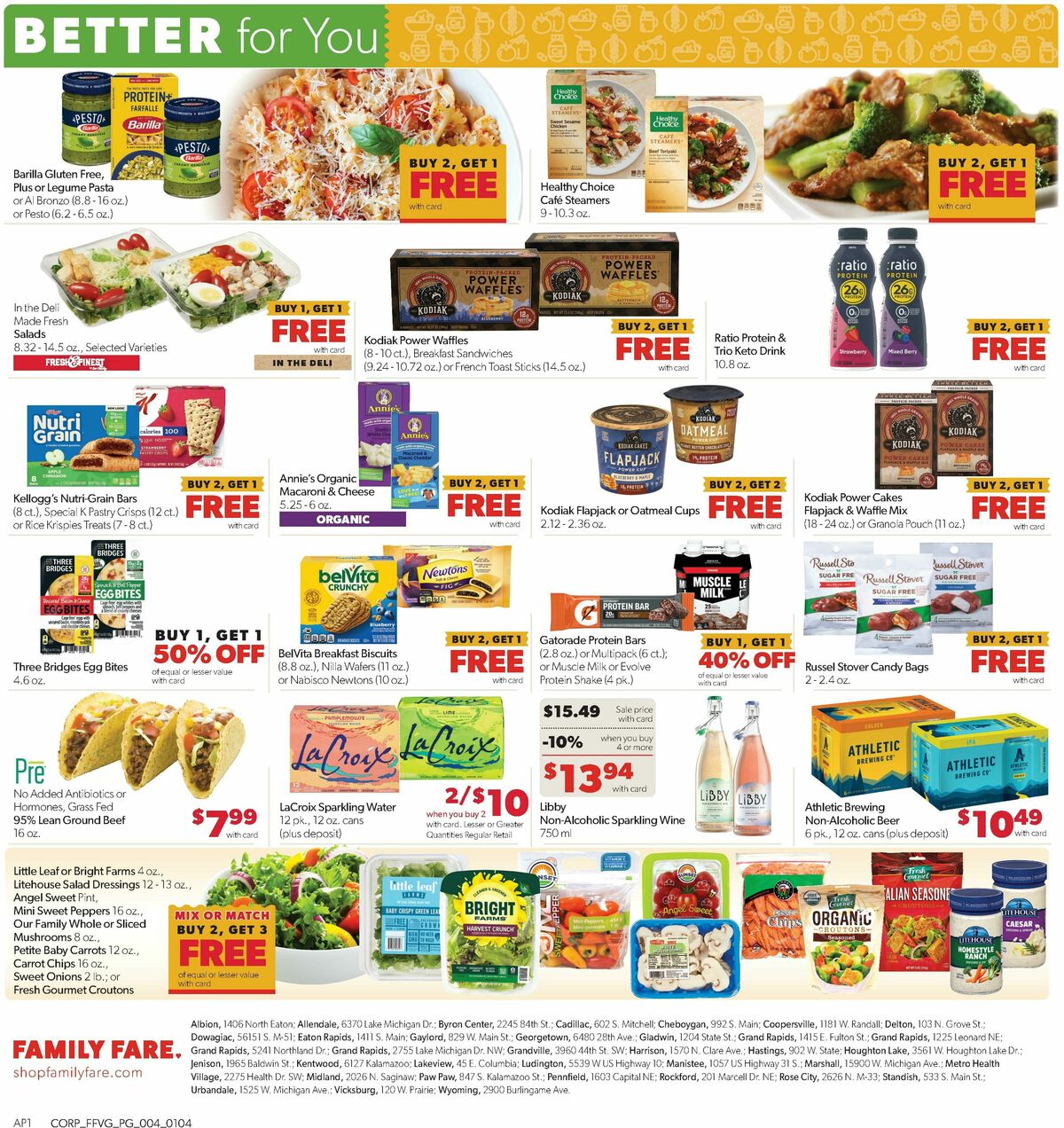 Family Fare Weekly Ad from January 4