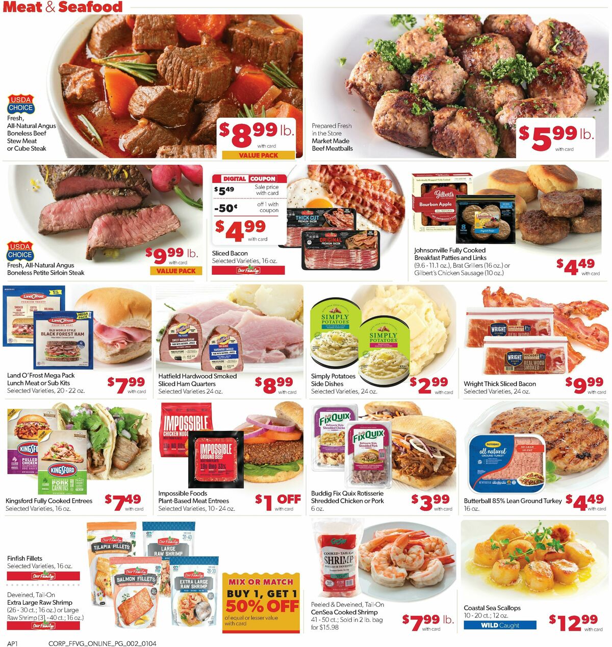 Family Fare Weekly Ad from January 4