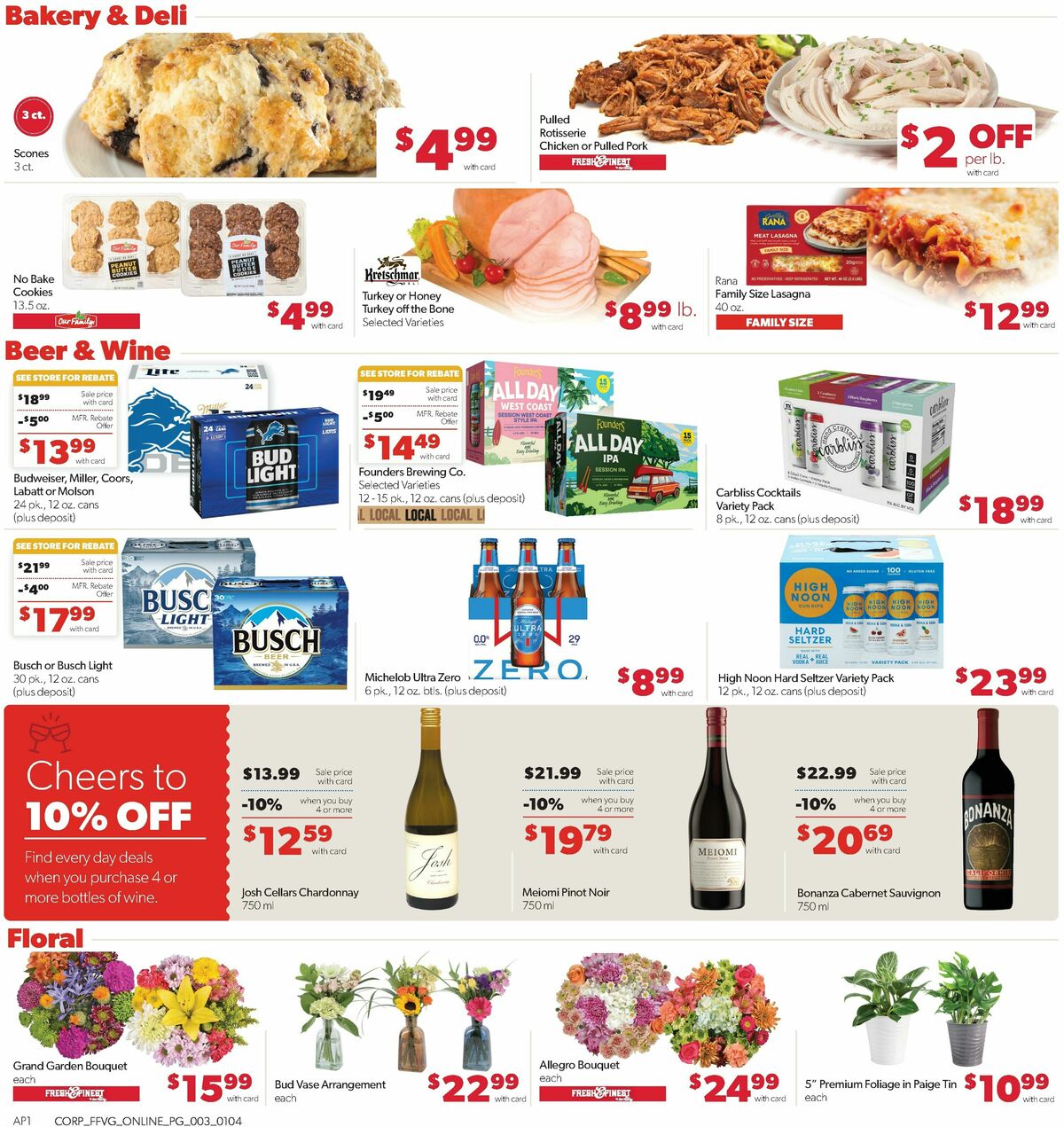 Family Fare Weekly Ad from January 4