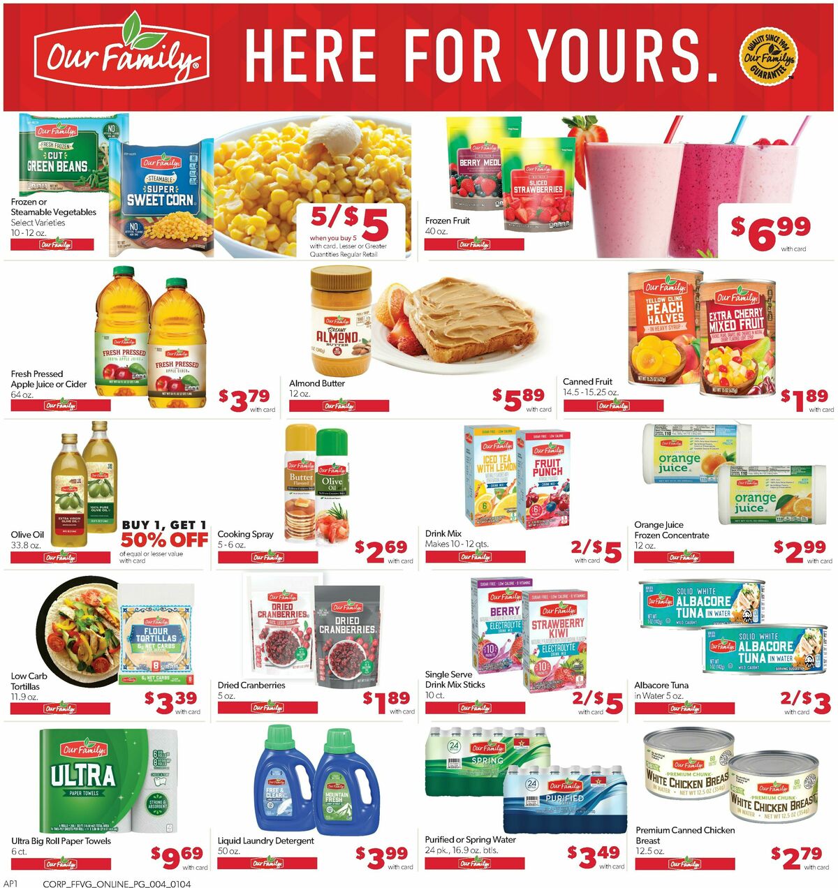Family Fare Weekly Ad from January 4